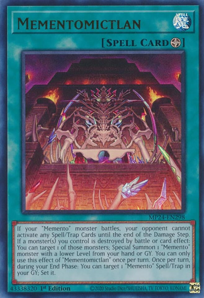 Image for Mementomictlan (25th Anniversary Tin: Dueling Mirrors) (MP24-EN298) - YuGiOh