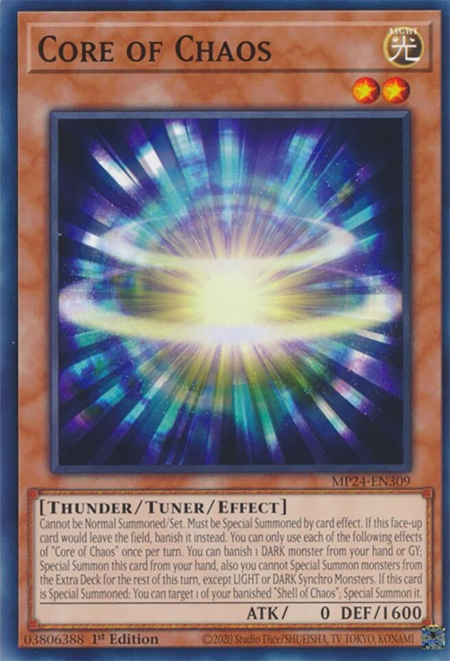 Image for Core of Chaos (25th Anniversary Tin: Dueling Mirrors) (MP24-EN309) - YuGiOh