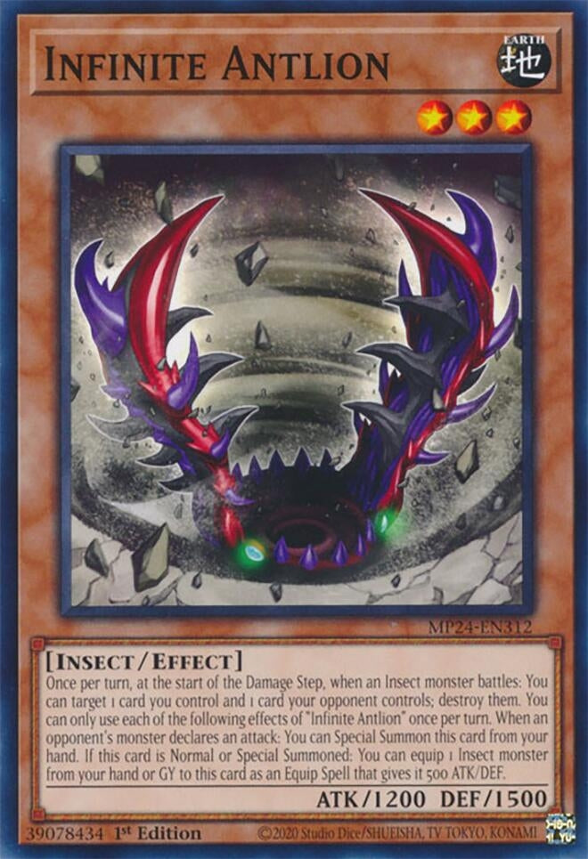 Image for Infinite Antlion (25th Anniversary Tin: Dueling Mirrors) (MP24-EN312) - YuGiOh