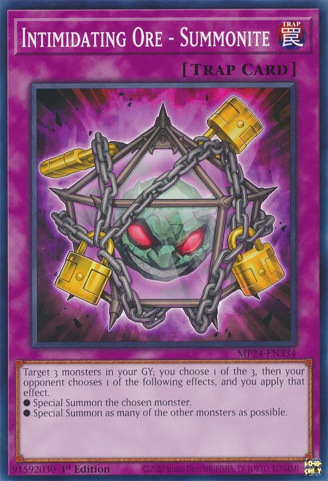 Image for Intimidating Ore - Summonite (25th Anniversary Tin: Dueling Mirrors) (MP24-EN334) - YuGiOh