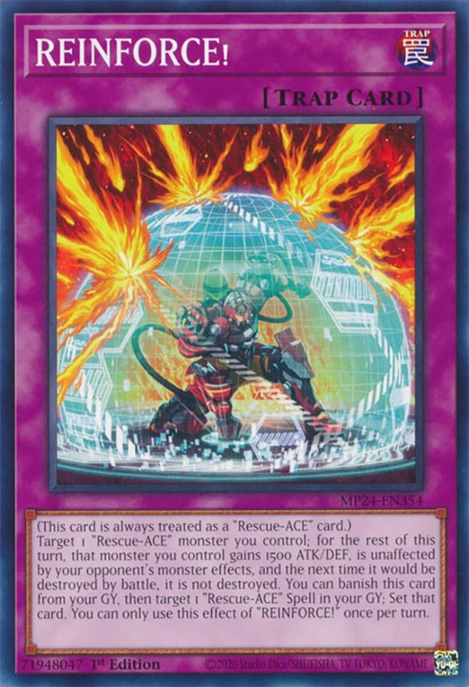 Image for REINFORCE! (25th Anniversary Tin: Dueling Mirrors) (MP24-EN354) - YuGiOh
