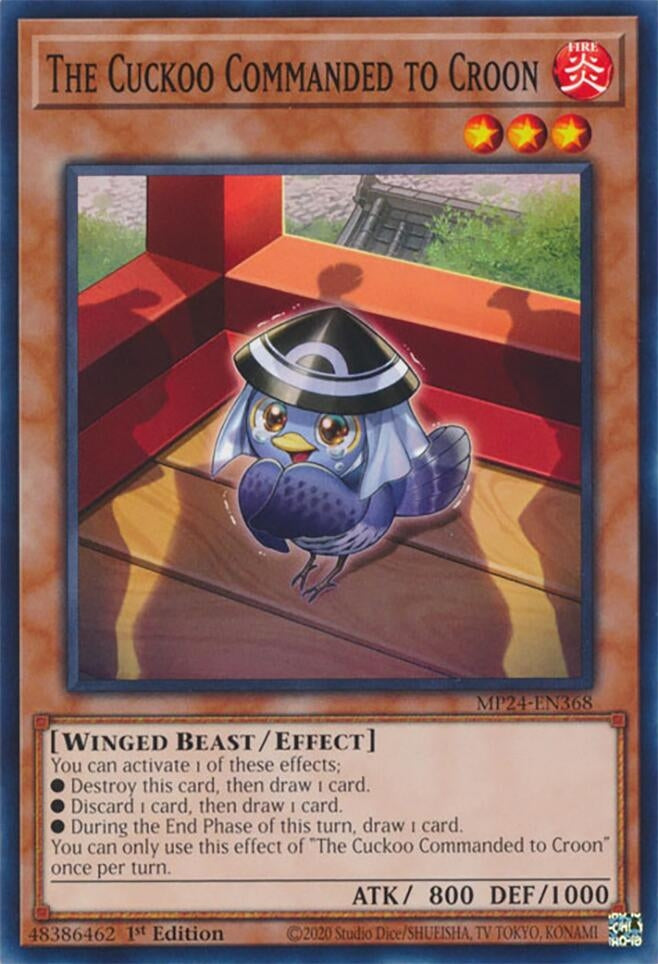 Image for The Cuckoo Commanded to Croon (25th Anniversary Tin: Dueling Mirrors) (MP24-EN368) - YuGiOh