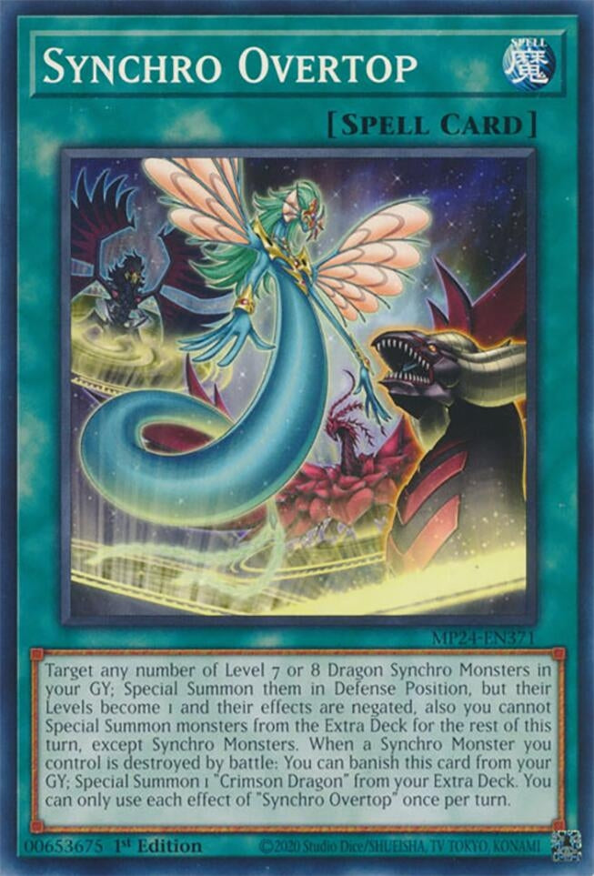 Image for Synchro Overtop (25th Anniversary Tin: Dueling Mirrors) (MP24-EN371) - YuGiOh