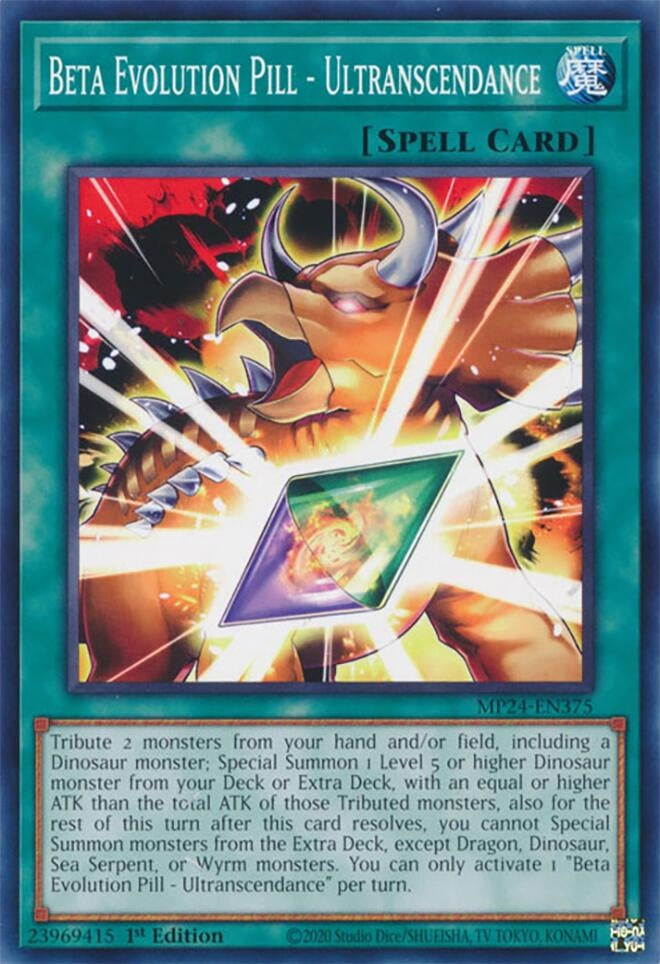 Image for Beta Evolution Pill - Ultranscendance (25th Anniversary Tin: Dueling Mirrors) (MP24-EN375) - YuGiOh