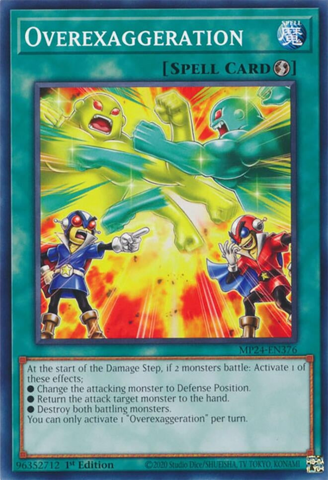 Image for Overexaggeration (25th Anniversary Tin: Dueling Mirrors) (MP24-EN376) - YuGiOh