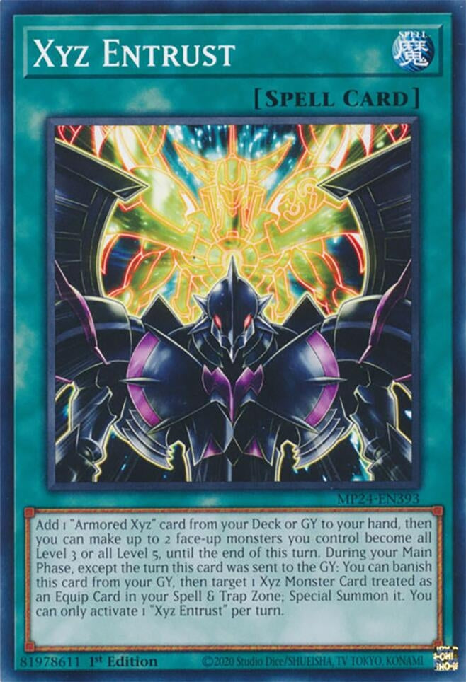 Image for Xyz Entrust (25th Anniversary Tin: Dueling Mirrors) (MP24-EN393) - YuGiOh