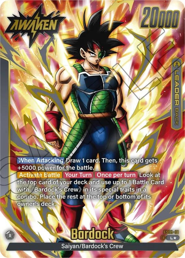 Image for Bardock - FS05-01 (Gold) (Fusion World Promotion Cards and Packs) (FS05-01) - Dragon Ball Super: Fusion World