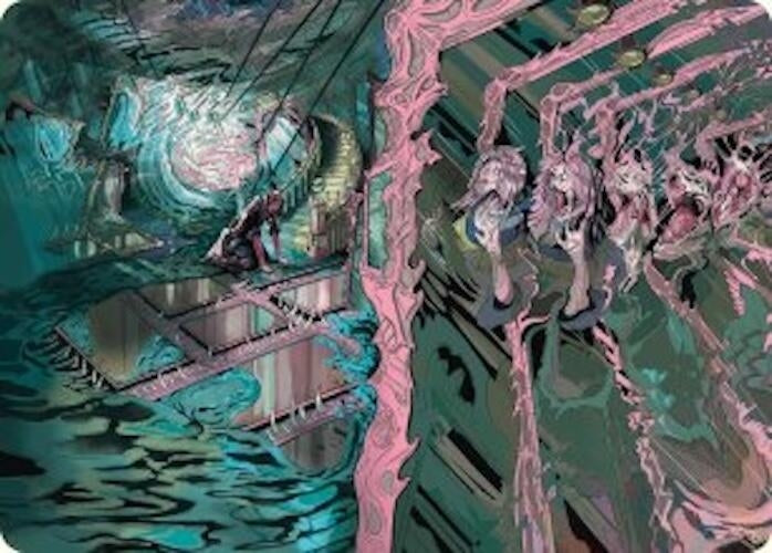 Image for Mirror Room // Fractured Realm Art Card (Art Series: Duskmourn: House of Horror) (36) - Magic: The Gathering