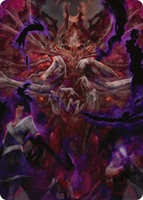 Image for Damnation Art Card (Art Series: Duskmourn: House of Horror) (53) - Magic: The Gathering