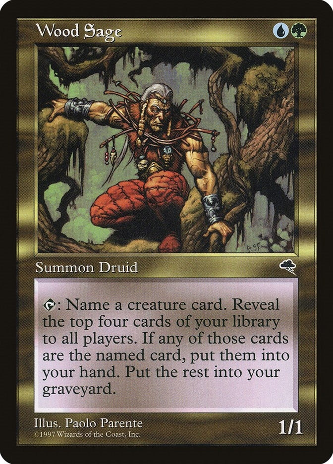 Image for Wood Sage (Tempest) (275) - Magic: The Gathering