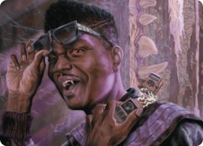 Image for Dashing Bloodsucker Art Card (Art Series: Duskmourn: House of Horror) (6) - Magic: The Gathering