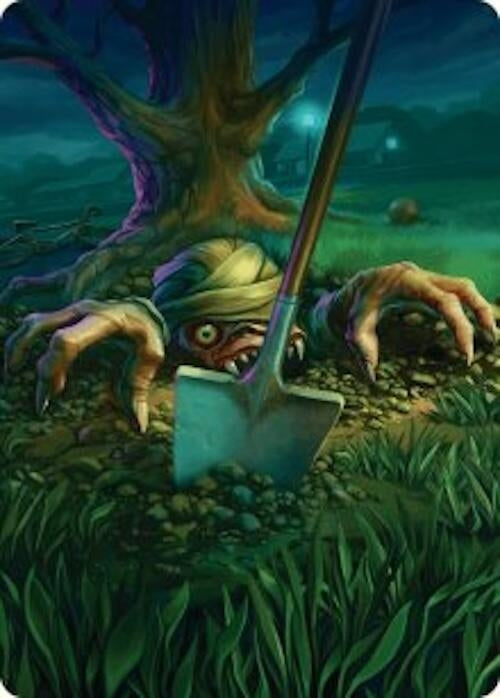 Image for Exhume Art Card (Art Series: Duskmourn: House of Horror) (52) - Magic: The Gathering