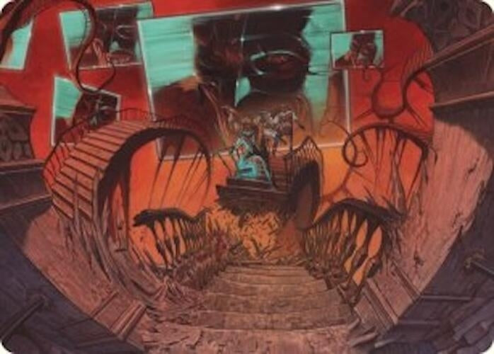Image for Let's Play a Game Art Card (Art Series: Duskmourn: House of Horror) (8) - Magic: The Gathering