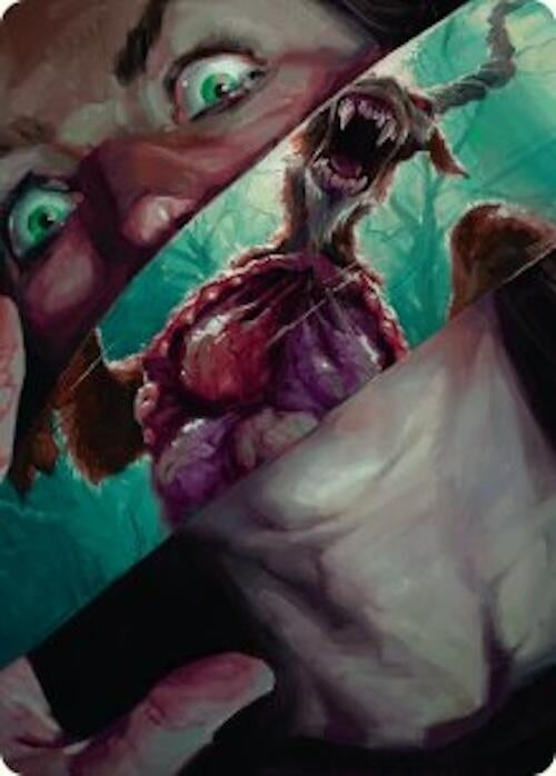 Image for Hauntwoods Shrieker Art Card (Art Series: Duskmourn: House of Horror) (40) - Magic: The Gathering