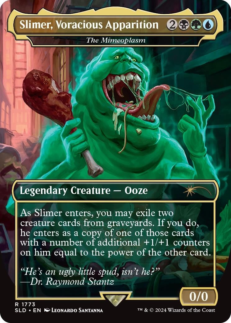 Image for Slimer, Voracious Apparition - The Mimeoplasm (Secret Lair Drop Series) (1773) - Magic: The Gathering
