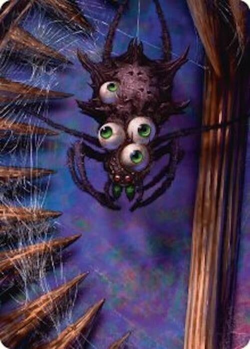Image for Spider Art Card (Art Series: Duskmourn: House of Horror) (54) - Magic: The Gathering