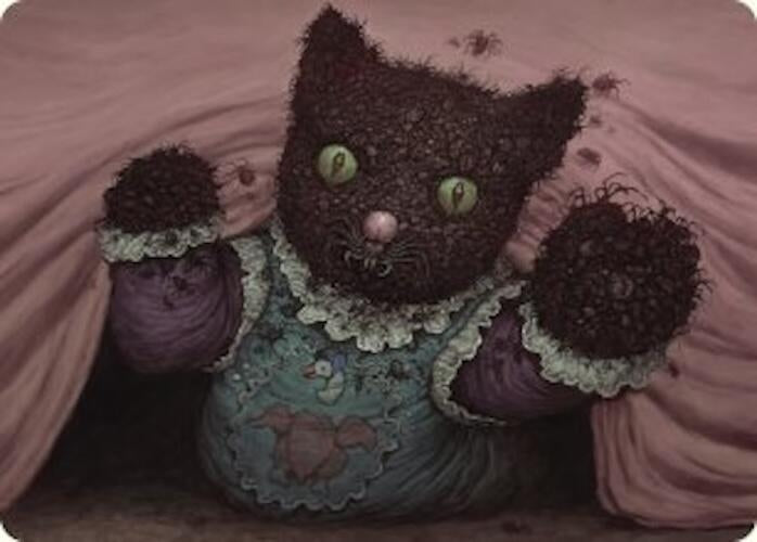 Image for Twitching Doll Art Card (Art Series: Duskmourn: House of Horror) (48) - Magic: The Gathering