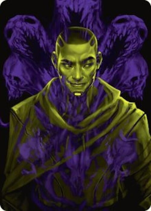 Image for Kaito, Bane of Nightmares Art Card (Art Series: Duskmourn: House of Horror) (42) - Magic: The Gathering
