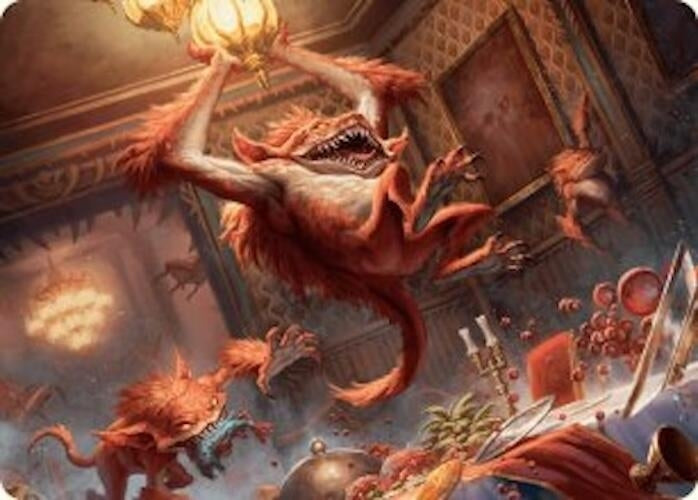 Image for Midnight Mayhem Art Card (Art Series: Duskmourn: House of Horror) (20) - Magic: The Gathering