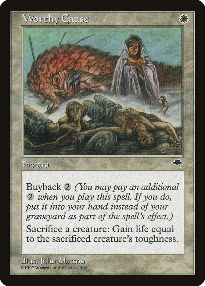 Image for Worthy Cause (Tempest) (53) - Magic: The Gathering