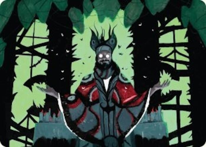 Image for Victor, Valgavoth's Seneschal Art Card (23/54) (Art Series: Duskmourn: House of Horror) (23) - Magic: The Gathering