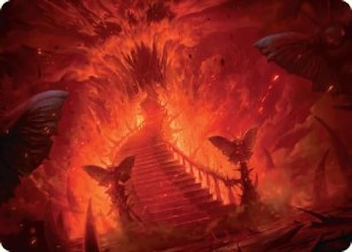 Image for Mountain Art Card (Art Series: Duskmourn: House of Horror) (30) - Magic: The Gathering