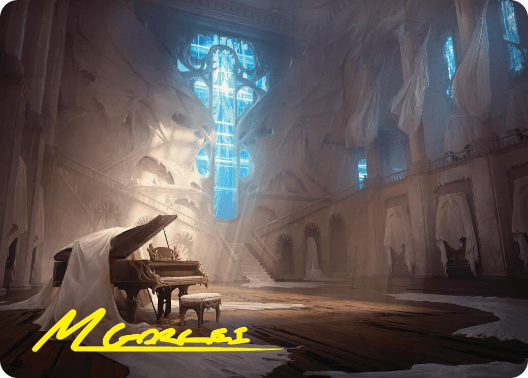 Image for Plains Art Card (Gold-Stamped Signature) (Art Series: Duskmourn: House of Horror) (29) - Magic: The Gathering