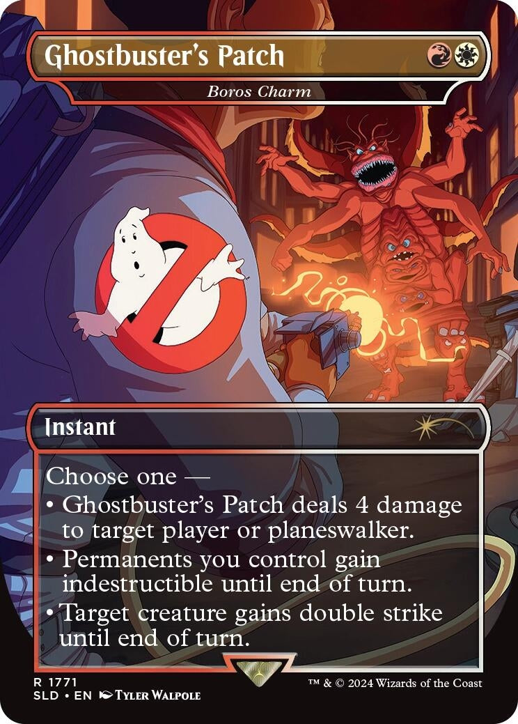 Image for Ghostbuster's Patch - Boros Charm (Secret Lair Drop Series) (1771) - Magic: The Gathering