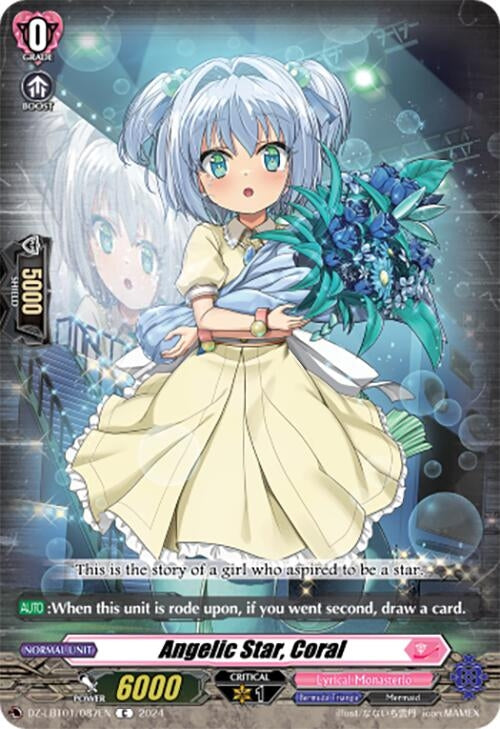 Image for Angelic Star, Coral (DZ-LBT01: Lyrical Monasterio Sparkling Stars!) (DZ-LBT01/087EN) - Cardfight Vanguard