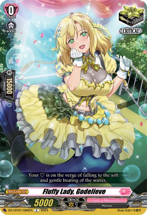 Image for Fluffy Lady, Godelieve (DZ-LBT01: Lyrical Monasterio Sparkling Stars!) (DZ-LBT01/090EN) - Cardfight Vanguard