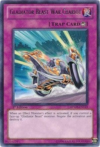 Image for Gladiator Beast War Chariot (Ra Yellow Mega Pack) (RYMP-EN113) - YuGiOh