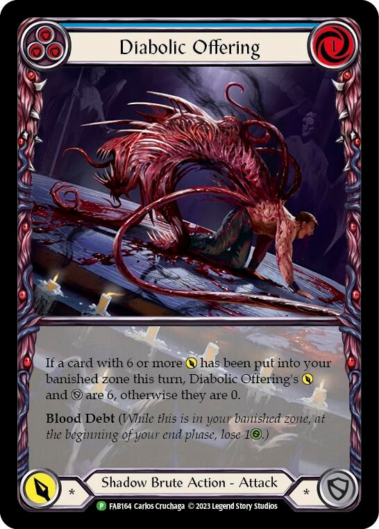 Image for Diabolic Offering - FAB164 (Flesh and Blood: Promo Cards) (FAB164) - Flesh and Blood TCG