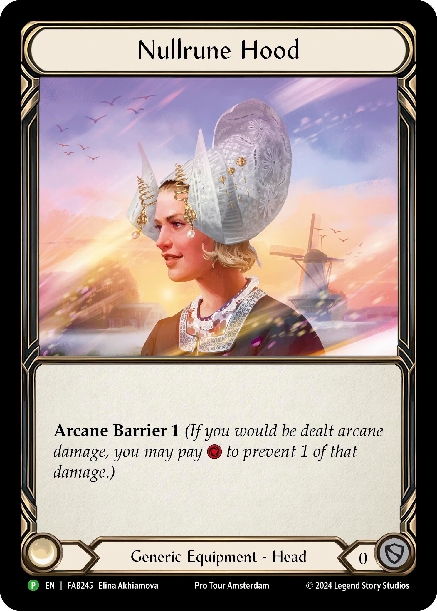 Image for Nullrune Hood - FAB245 (Flesh and Blood: Promo Cards) (FAB245) - Flesh and Blood TCG