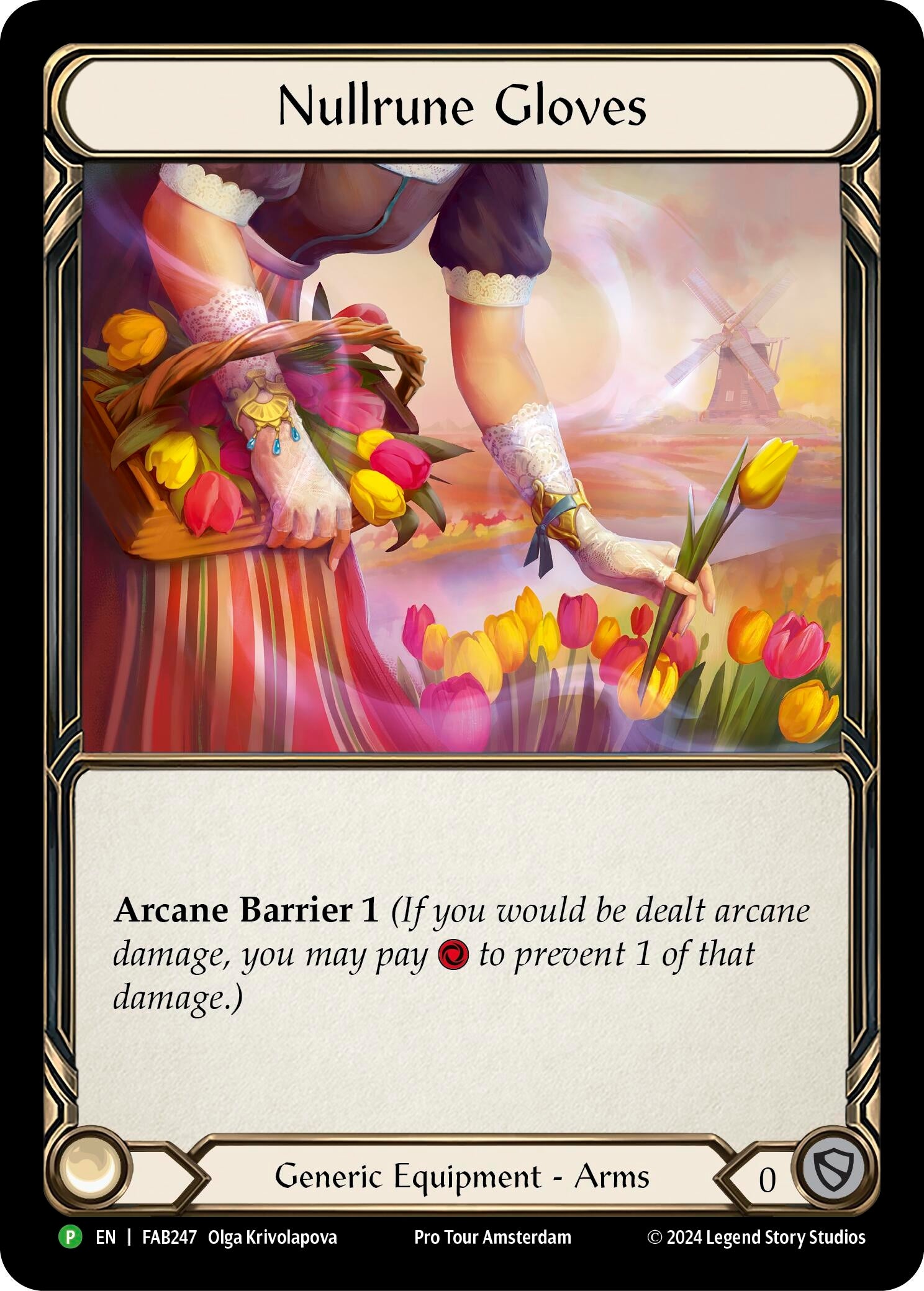 Image for Nullrune Gloves - FAB247 (Flesh and Blood: Promo Cards) (FAB247) - Flesh and Blood TCG