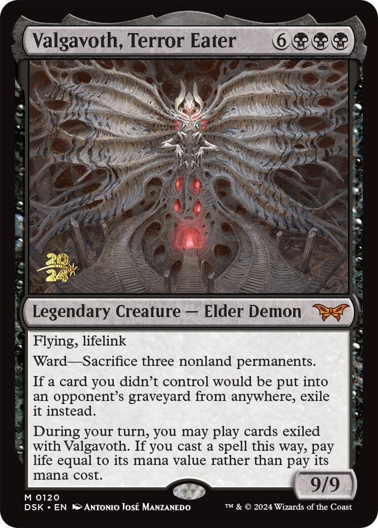 Image for Valgavoth, Terror Eater (Prerelease Cards) (120) - Magic: The Gathering