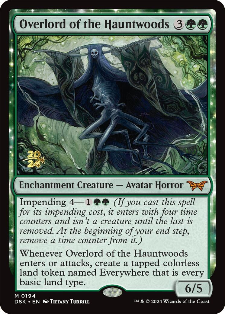 Image for Overlord of the Hauntwoods (Prerelease Cards) (194) - Magic: The Gathering