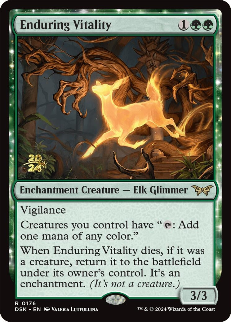Image for Enduring Vitality (Prerelease Cards) (176) - Magic: The Gathering