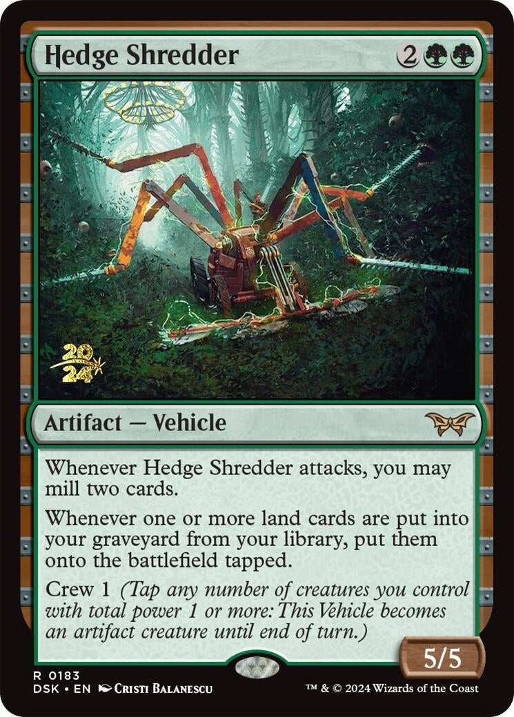 Image for Hedge Shredder (Prerelease Cards) (183) - Magic: The Gathering