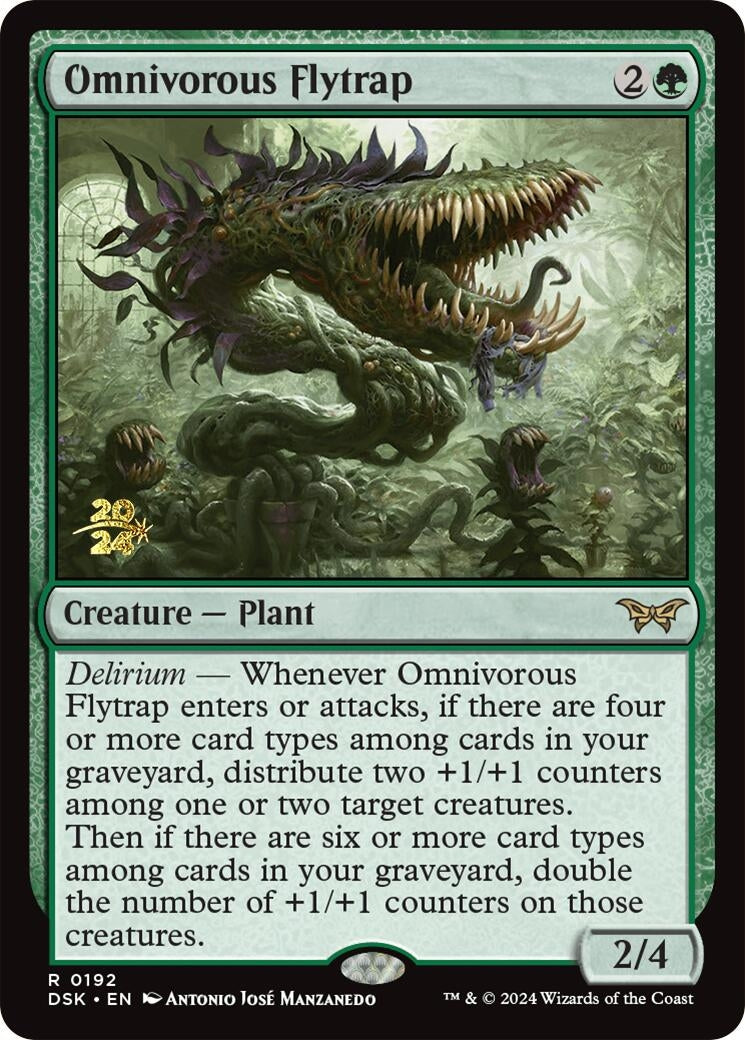 Image for Omnivorous Flytrap (Prerelease Cards) (192) - Magic: The Gathering