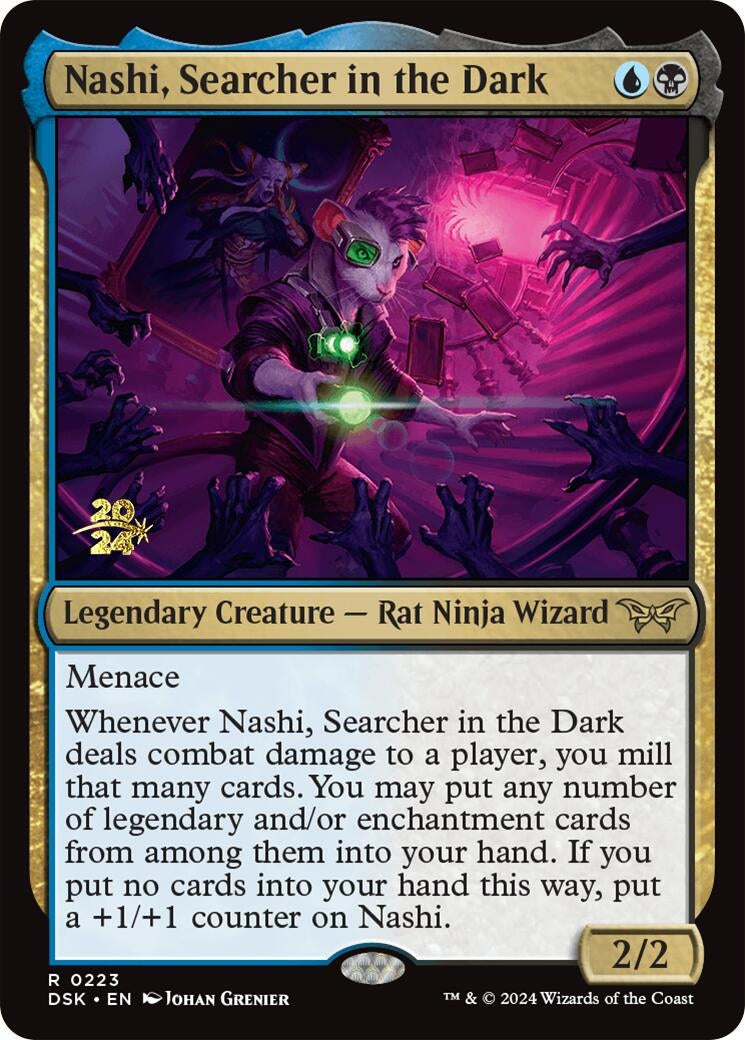 Image for Nashi, Searcher in the Dark (Prerelease Cards) (223) - Magic: The Gathering