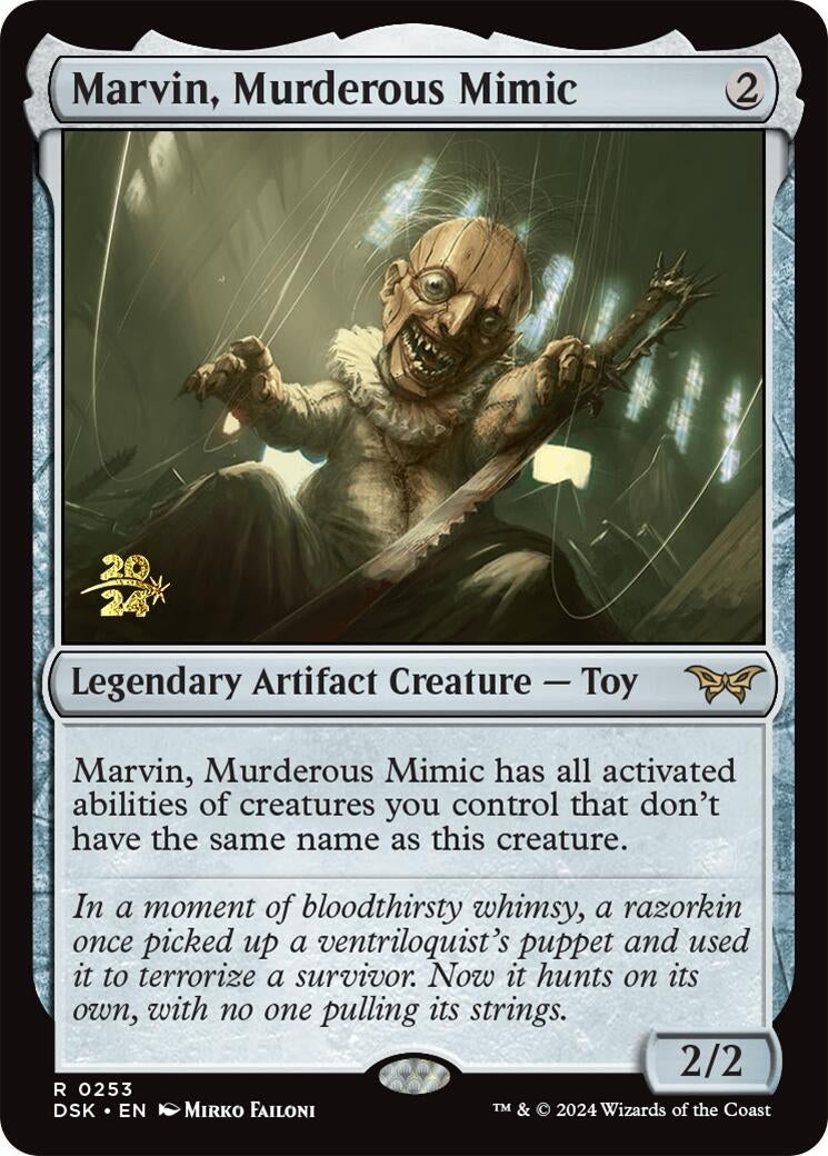 Image for Marvin, Murderous Mimic (Prerelease Cards) (253) - Magic: The Gathering