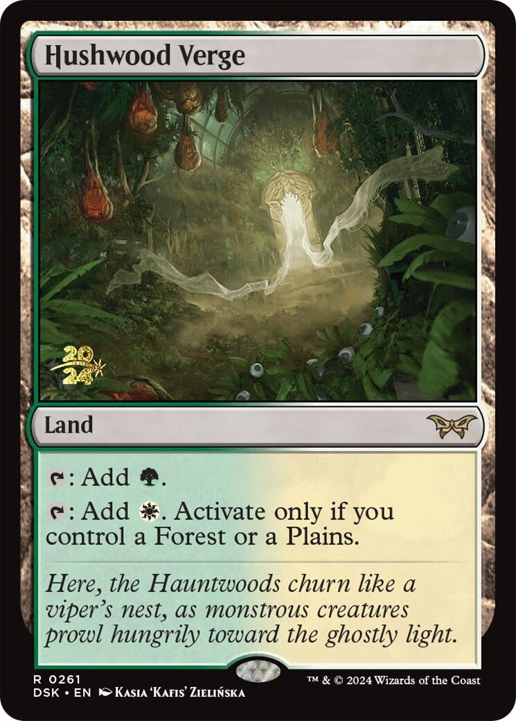 Image for Hushwood Verge (Prerelease Cards) (261) - Magic: The Gathering