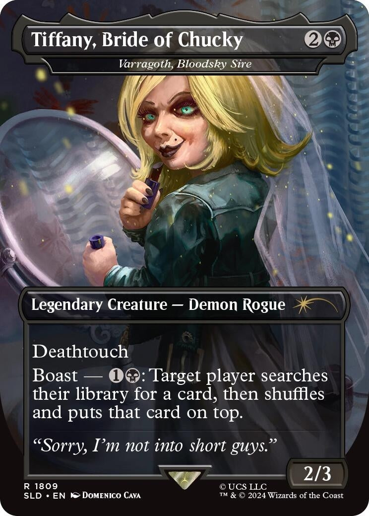 Image for Tiffany, Bride of Chucky - Varragoth, Bloodsky Sire (Secret Lair Drop Series) (1809) - Magic: The Gathering