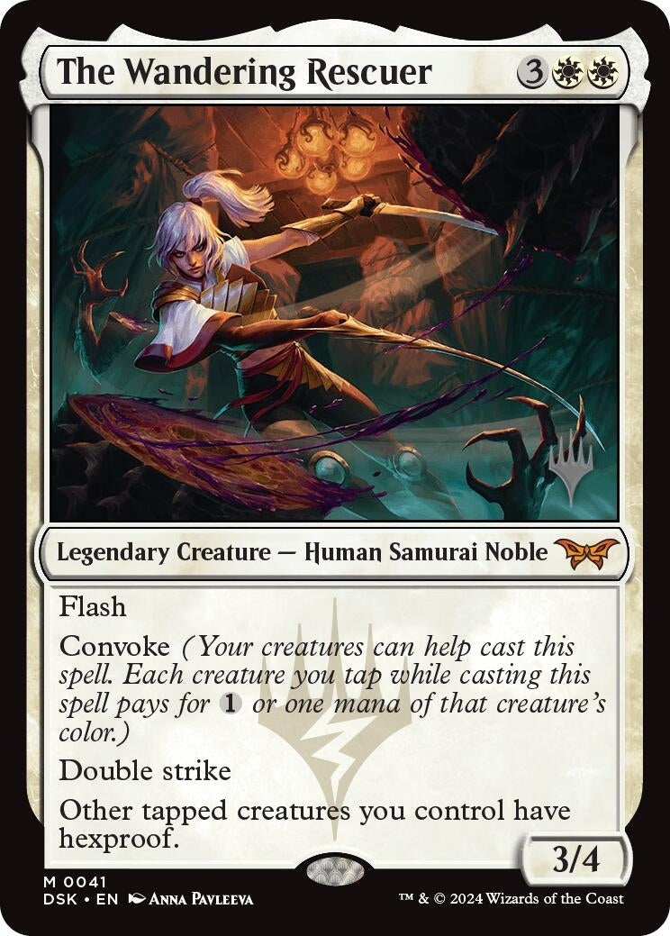 Image for The Wandering Rescuer (Promo Pack: Duskmourn: House of Horror) (41) - Magic: The Gathering
