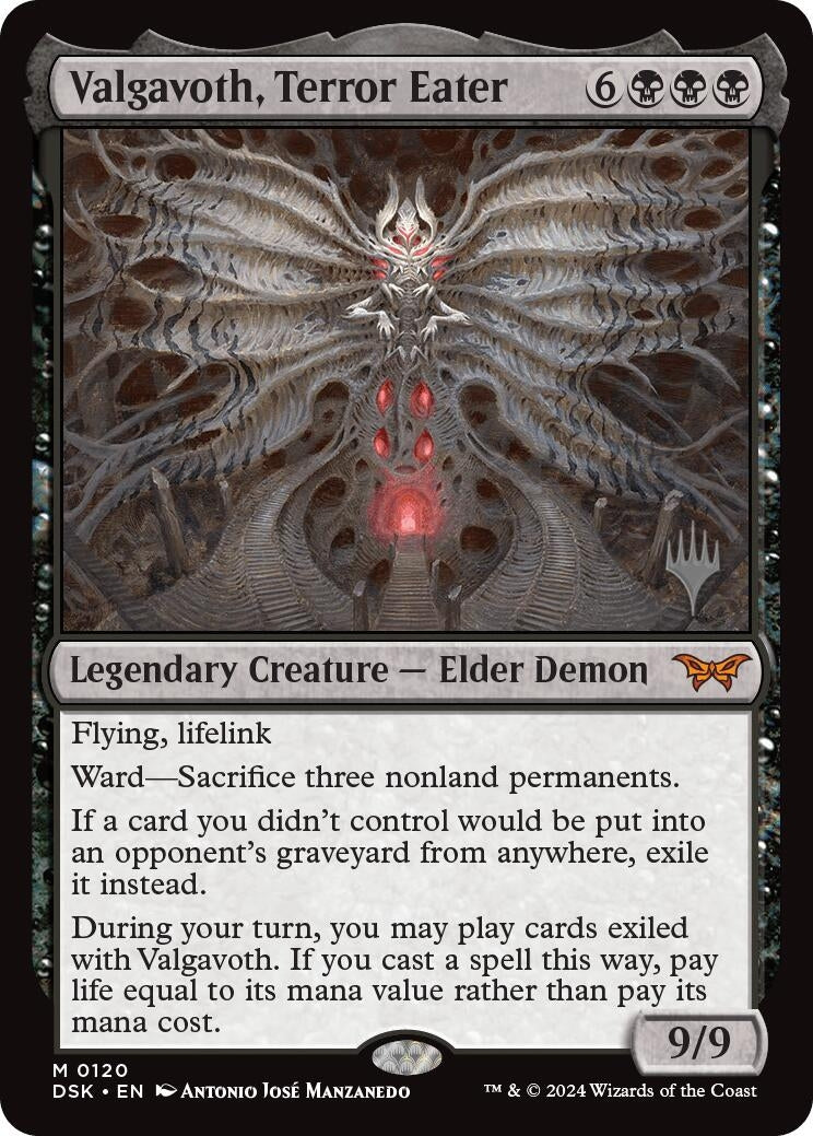 Image for Valgavoth, Terror Eater (Promo Pack: Duskmourn: House of Horror) (120) - Magic: The Gathering