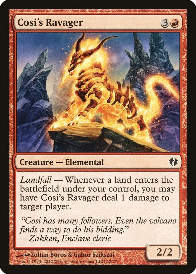 Image for Cosi's Ravager (Duel Decks: Venser vs. Koth) (52) - Magic: The Gathering