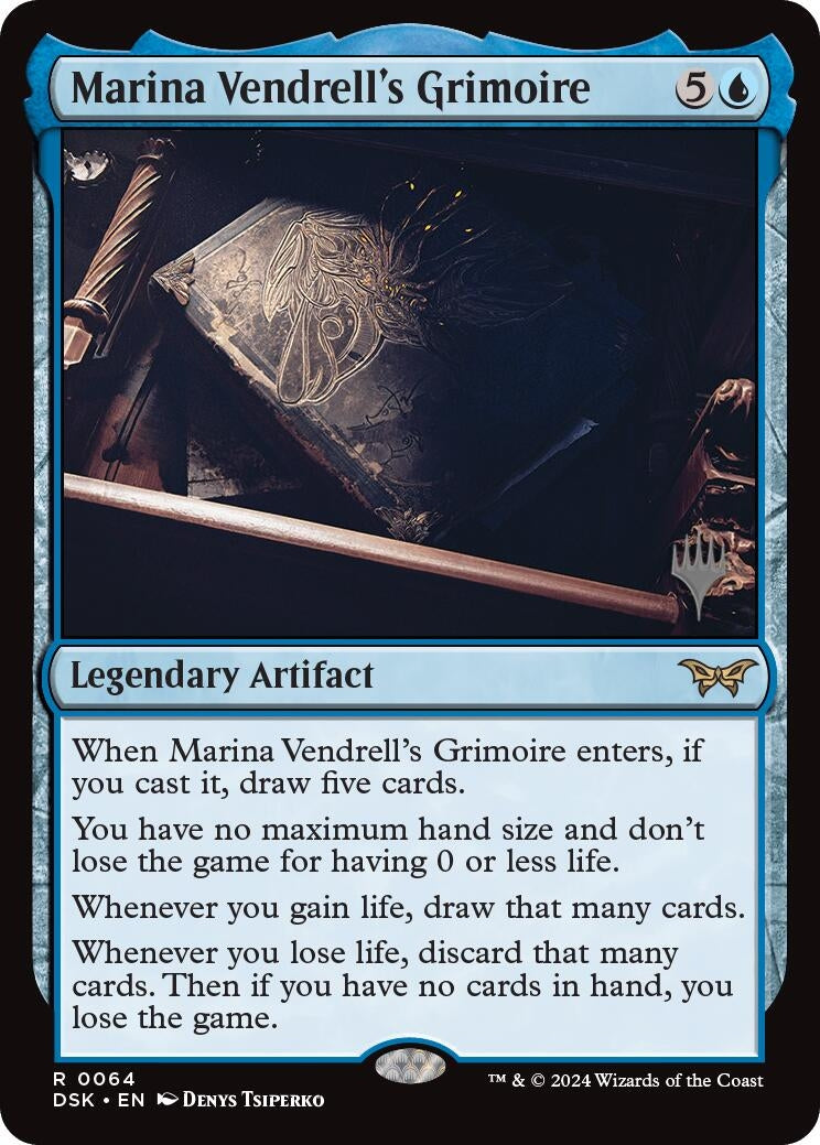 Image for Marina Vendrell's Grimoire (Promo Pack: Duskmourn: House of Horror) (64) - Magic: The Gathering