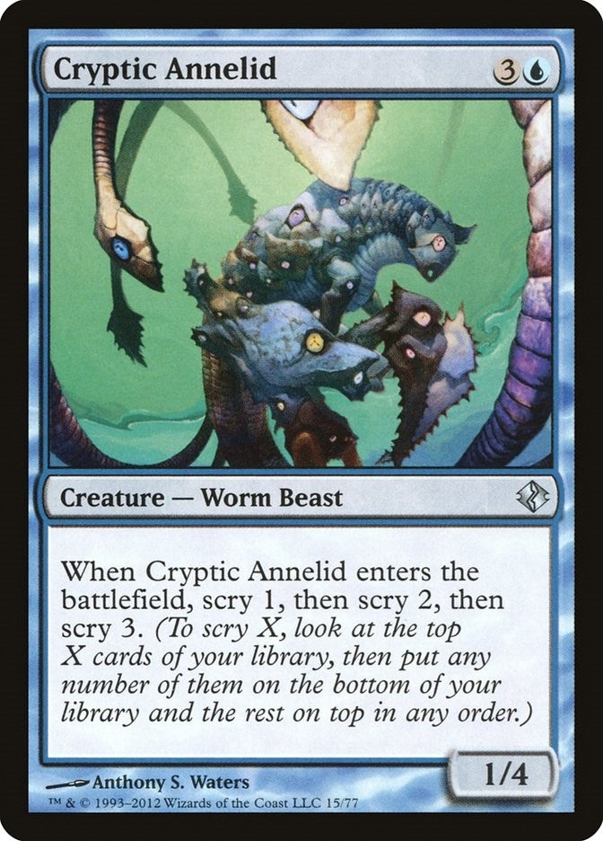 Image for Cryptic Annelid (Duel Decks: Venser vs. Koth) (15) - Magic: The Gathering