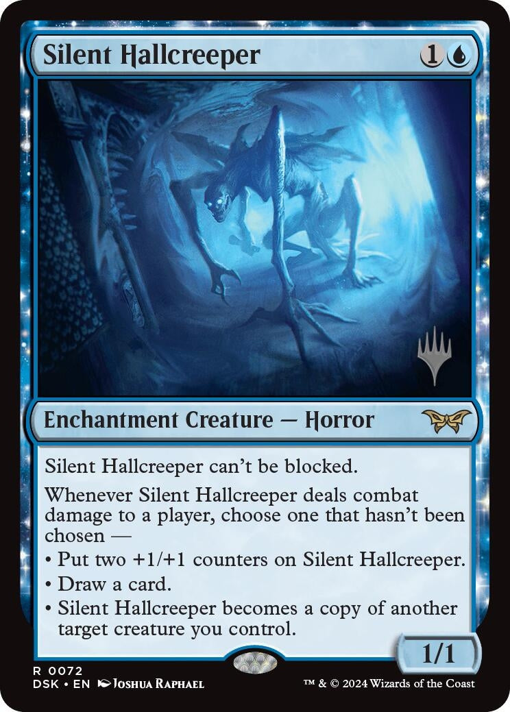Image for Silent Hallcreeper (Promo Pack: Duskmourn: House of Horror) (72) - Magic: The Gathering