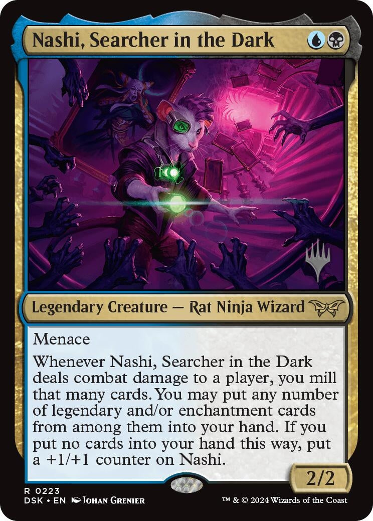 Image for Nashi, Searcher in the Dark (Promo Pack: Duskmourn: House of Horror) (223) - Magic: The Gathering